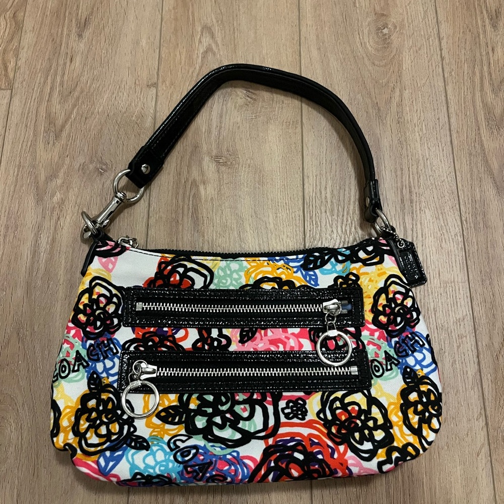 Vintage Coach Poppy Shoulder Bag Purse